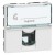 Prise RJ 12 Mosaic - 6 contacts - 2 modules - blanc