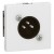 Prise audio Mosaic - XLR 3 pôles mâle Neutrik - 2 modules - blanc