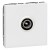 Prise TV Mosaic - Ø9,52mm mâle - 2 modules - blanc
