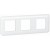 Plaque Mosaic - 3x2 modules horizontal - blanc