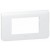 Plaque Mosaic - 4 modules horizontal - blanc