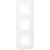 Plaque Mosaic - 3x2 modules vertical - blanc