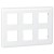 Plaque Mosaic - 2x3x2 modules - blanc