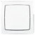 Poussoir appareillage saillie complet - 6 A - blanc