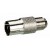 Adaptateur TV fiche Ø9,52 mm femelle / ''F'' femelle (gencod)