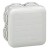 Boîte carrée 65x65x40 étanche Plexo gris - embout (7) -IP55/IK07- 650°C