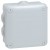 Boîte carrée 80x80x45 étanche Plexo gris - embout (7) -IP55/IK07- 650°C