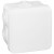 Boîte carrée 80x80x45 étanche Plexo blanc - embout (7) -IP55/IK07- 650°C