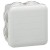 Boîte carrée 105x105x55 étanche Plexo blanc - embout (7) -IP55/IK07- 650°C