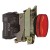 Voyant ronde Ø 22-IP65-rouge-DEL intégrale-240 V-cosses