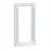 Rehausse pour coffret DRIVIA 13 modules 3 rangées - blanc RAL 9003