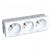 Altira - prises triples 2P+T - blanc polaire 