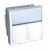 Altira - double RJ45 S-one cat6 UTP - blanc polaire 