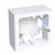 Altira - boîte saillie 1 poste - 40 mm - blanc polaire
