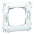 Supports de fixation pour appareillage 45x45 à vis