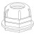 Accessoire de coffret-presse étoupe-PG21