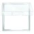 Adaptateur avec volet transparent blanc