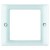 Plaques de finition standard 1 poste blanc