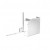 Goulotte pvc blanc - 75 x 55 mm - angle plat 90°