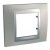 Plaque 2M simple Nickel mat Aluminium