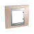 Plaque 2M simple Cuivre d'onyx Aluminium