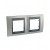 Plaque 4M double horizontal Nickel mat Graphite