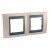 Plaque 4M double horizontal Cuivre d'onyx Graphite