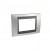 Plaque 3M simple Chrome satiné Graphite