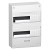 Coffret en saillie-IP 30-2 x 13 modules-sans porte