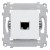 Prise RJ 45 catégorie 6 simple FTP blanc