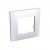 Plaque Blanc 1 poste 80 x 80 mm