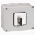 Commutateur - inverseur avec arrêt - PR 63 - 2P - 4 contacts - boîtier 135x70 mm