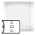 Enjoliveur Sagane Opalis - interrupteur simple CPL/IR/radio, prisinter