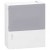 Coffret 1 rangée 8M saillie PT avec bornier de terre