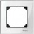 Plaque simple plan verre blanc