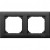 Plaque finition double anthracite