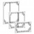 Rehausse 18 modules 3 rangées