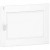 Porte transparente-pour coffret-2 x 24 modules