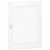 Porte transparente-pour coffret-4 x 24 modules