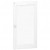Porte transparente-pour coffret-5 x 24 modules
