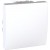 Poussoir 10A 250V AC 2M Blanc