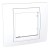 Plaque 2M simple Blanc